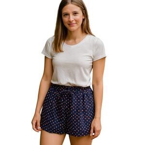 Classic Concept Women's Plus Size Pull-On Belted Polka Dot Shorts Size 3X (NWT)